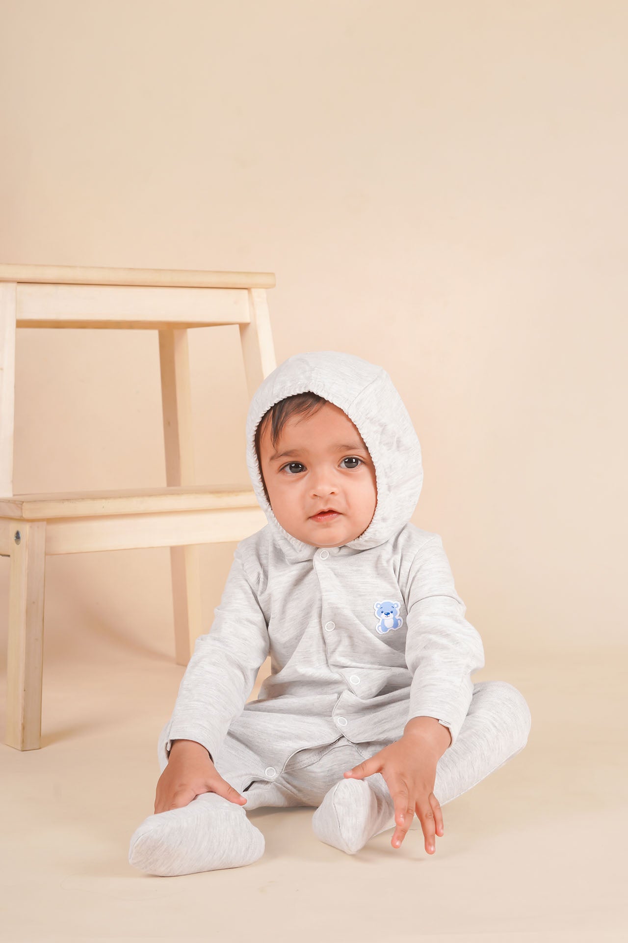 Hooded sleep suit (pack of 2)