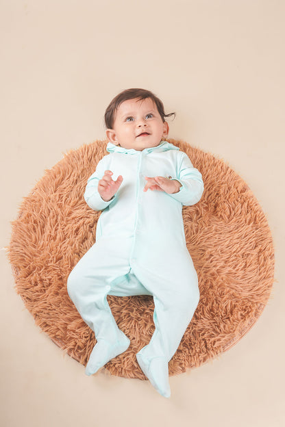 Hooded sleep suit (pack of 2)