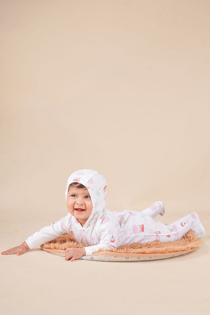 Hooded sleep suit (pack of 2)